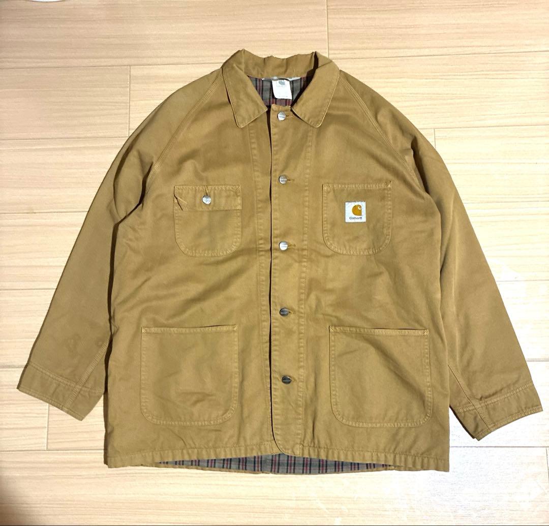 Carhartt 90s 00s 裏ネルチェック カバーオール