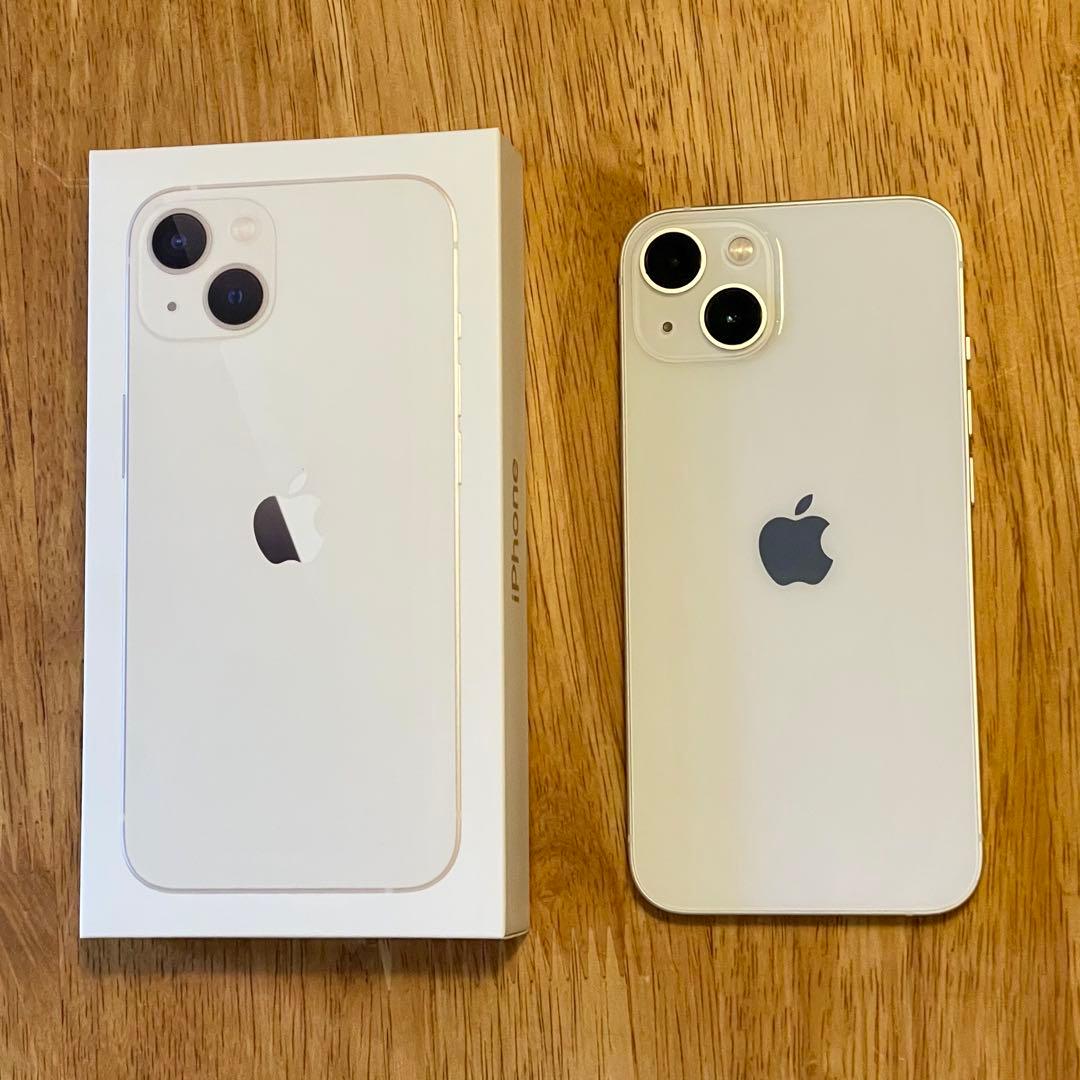 美品✨Apple iPhone13 128GB スターライト SIMフリー