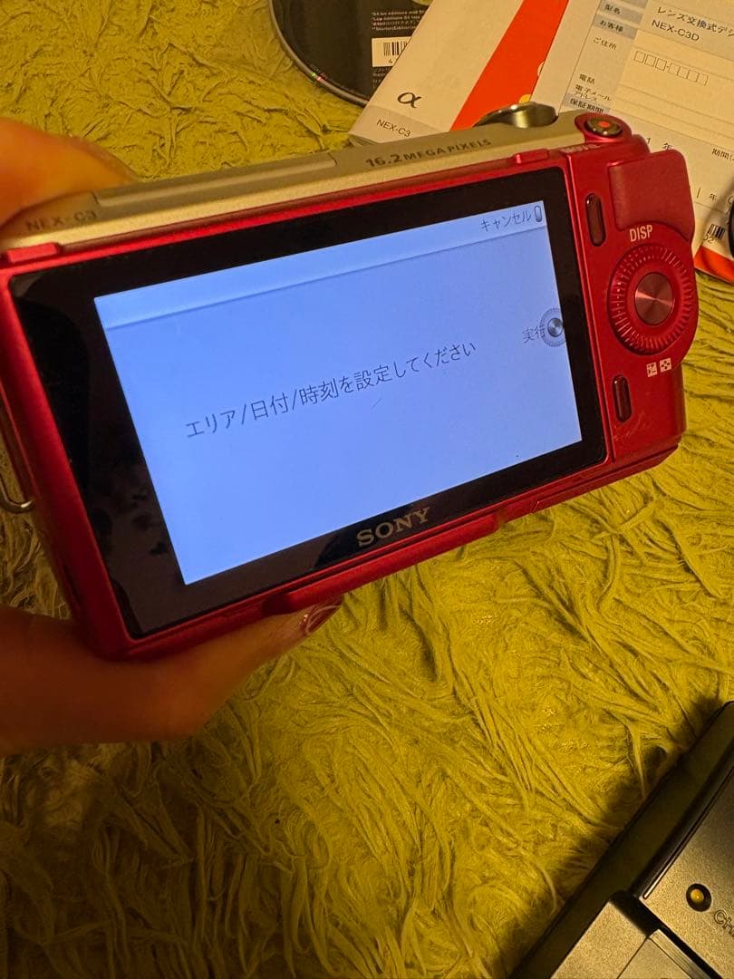 Sony NEX-3 デジタル一眼レフカメラ ピンク