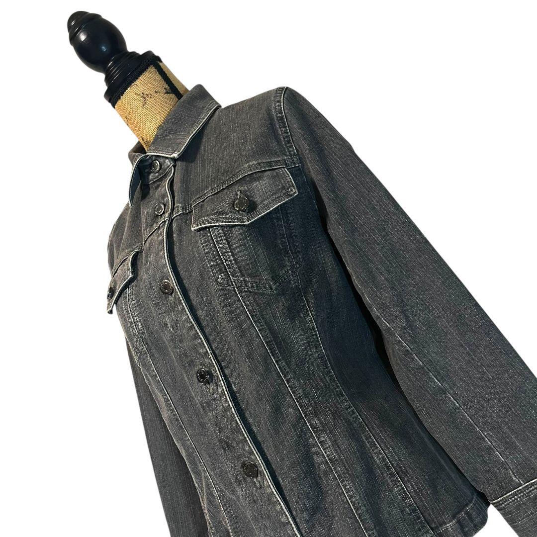 【大きいサイズ】【48】23区 ストレッチ デニムジャケット レディース