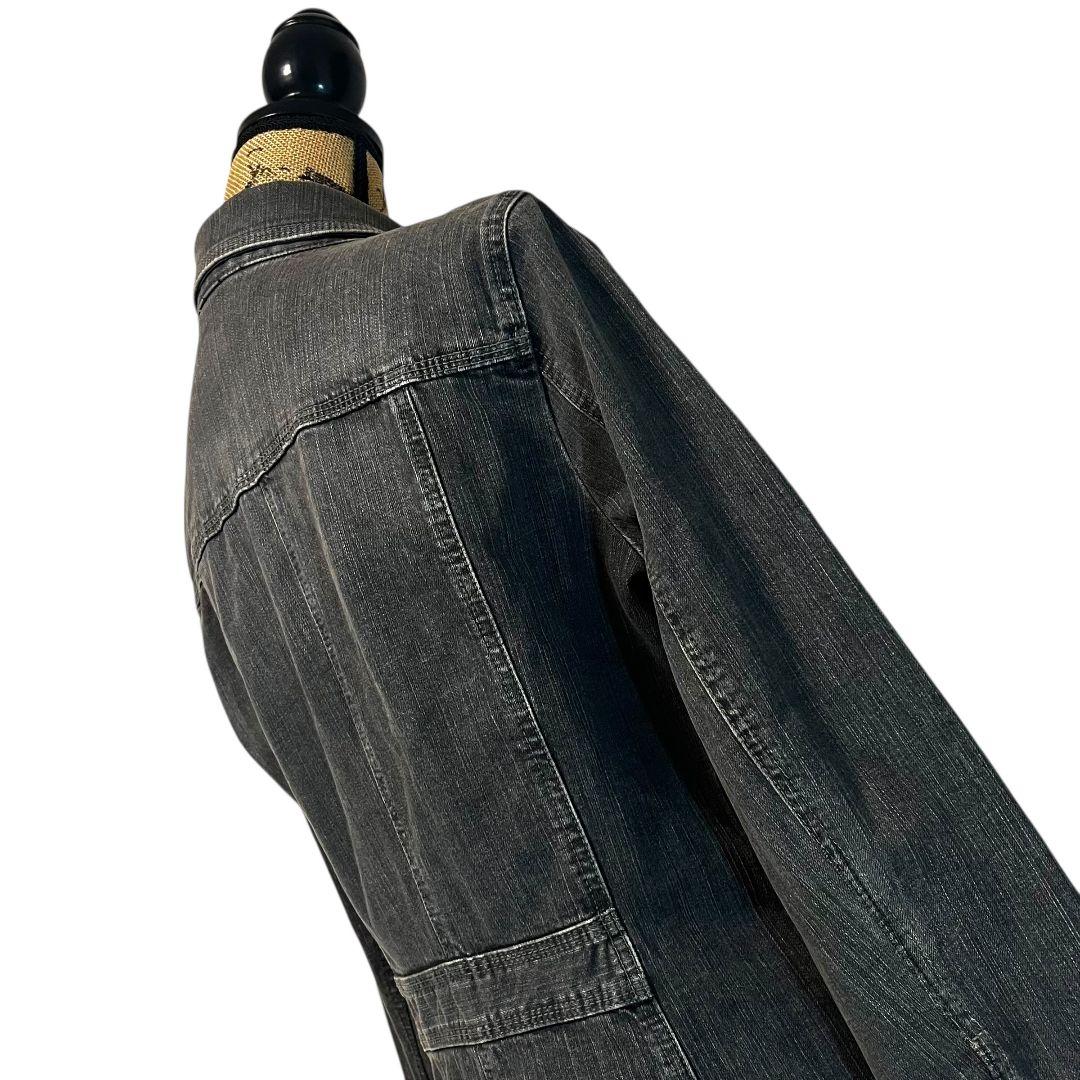 【大きいサイズ】【48】23区 ストレッチ デニムジャケット レディース