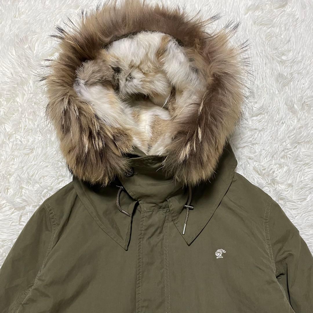 美品　ラブレス　モッズコート　ライナー　ラビット　ラクーン　ミリタリー　刺繍