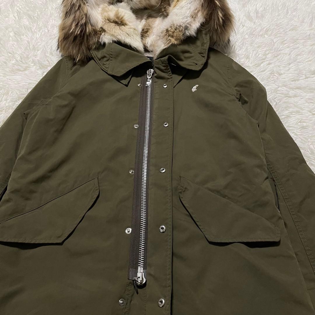 美品　ラブレス　モッズコート　ライナー　ラビット　ラクーン　ミリタリー　刺繍