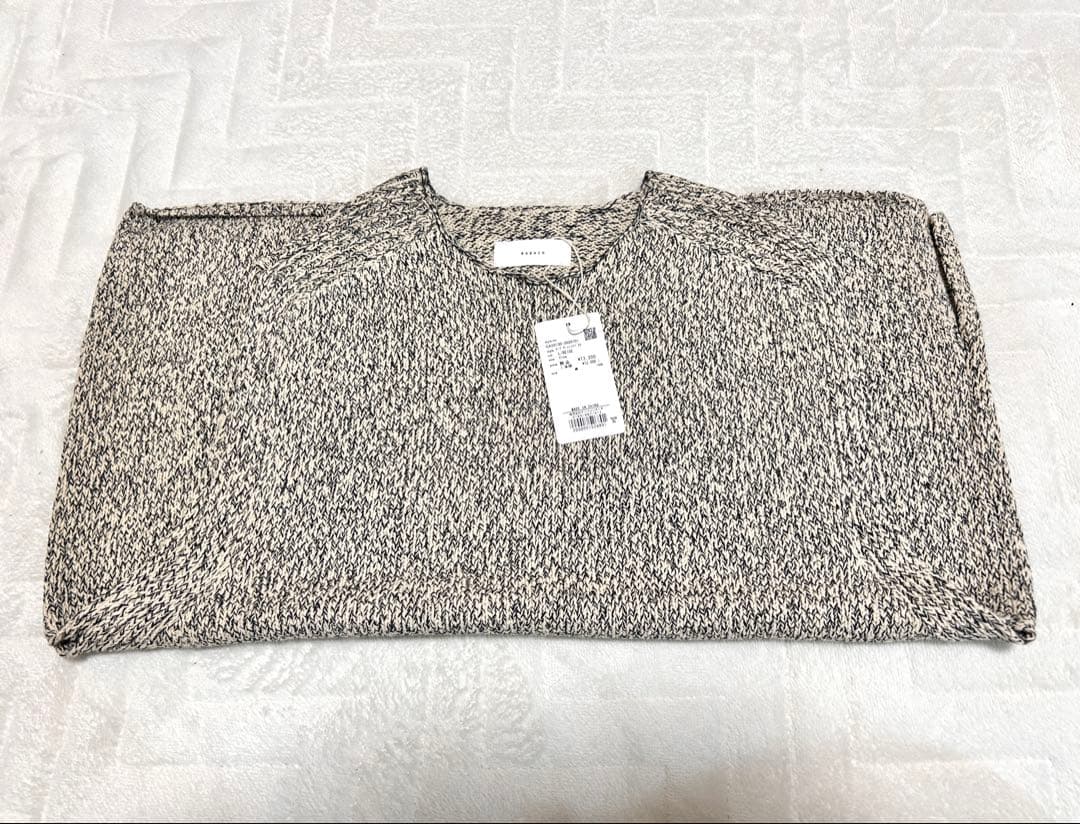 かぐれ　今季　新品　テープヤーンニットベスト　2026春夏