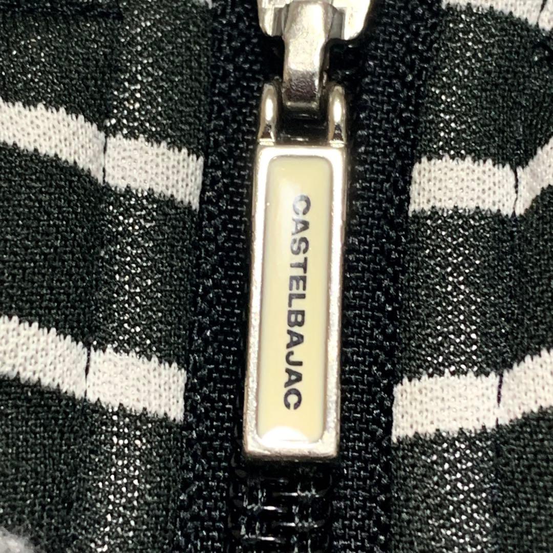 現行 カステルバジャック ノルディック柄 ニット切替え ダウンベスト 50 XL