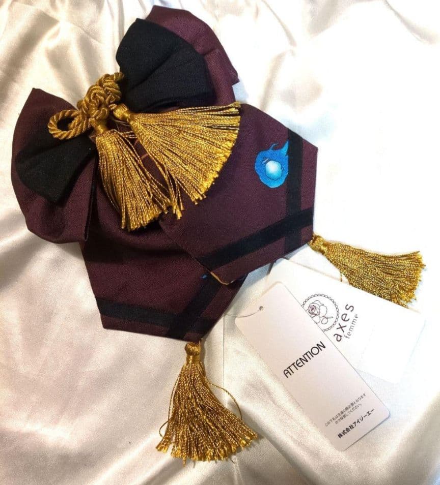 axes femme kawaii　彼岸の白狐会柄ジャンパースカートセット