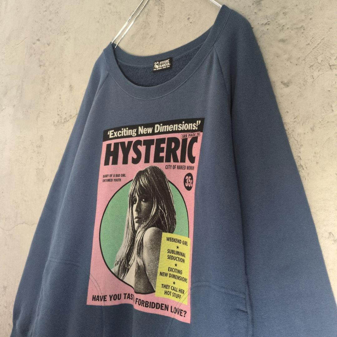HYSTERIC GLAMOUR プリント スウェット ワンピース 日本製