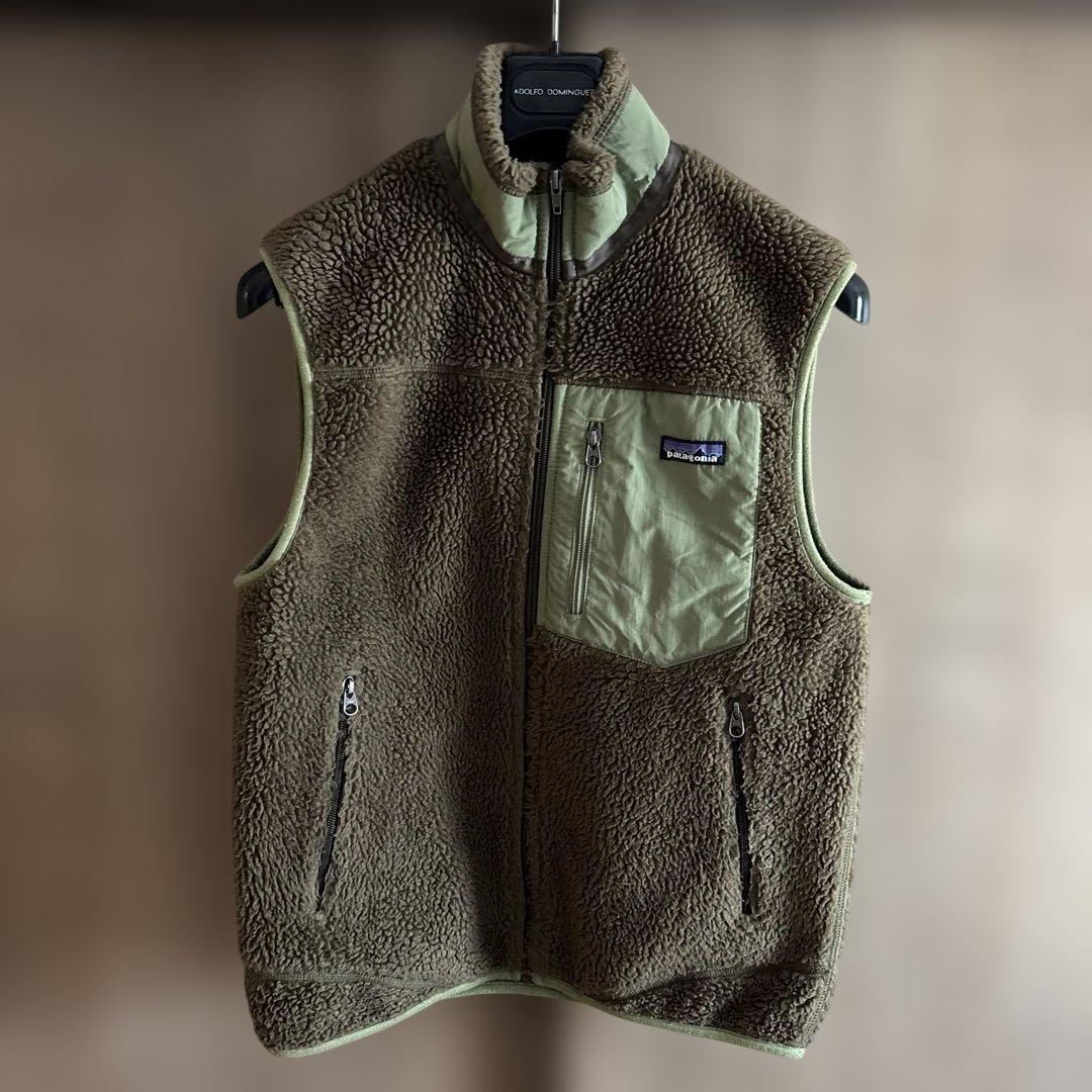 Patagonia レトロX メンズ ベスト Sサイズ ブラウン/グリーン