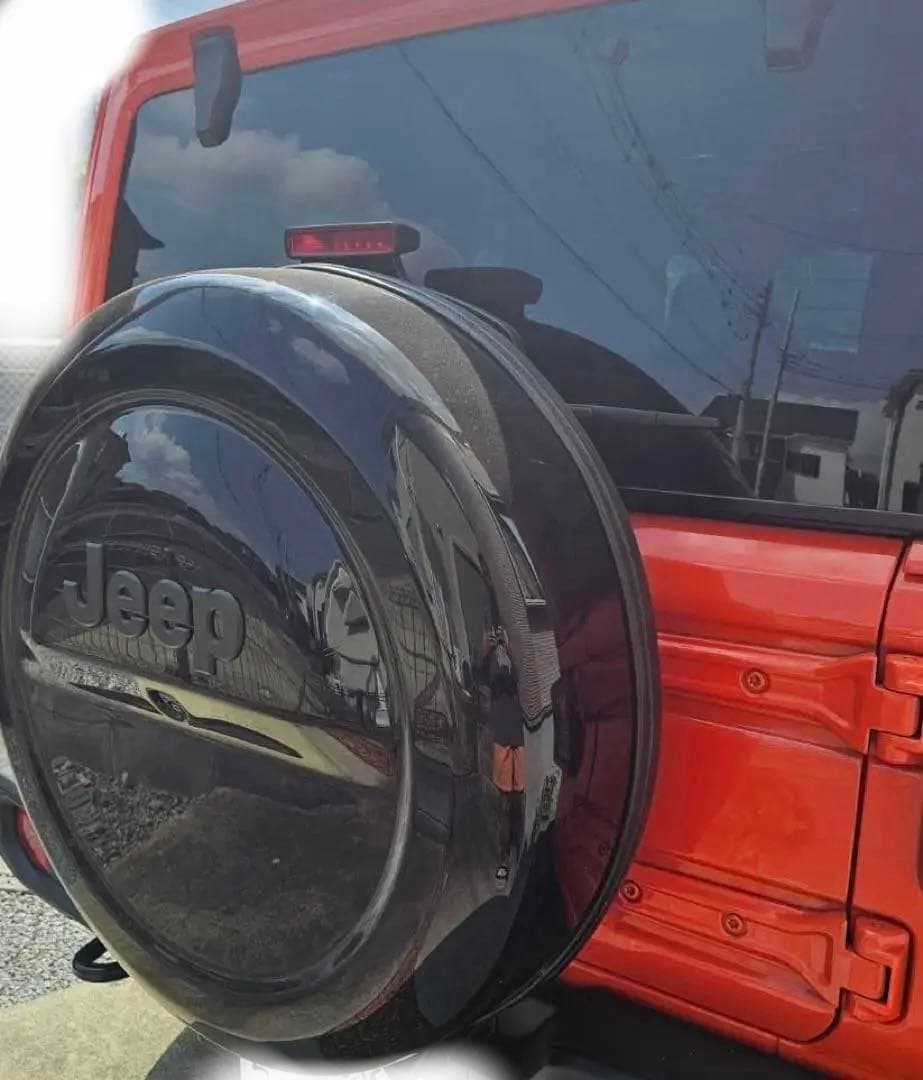 ✨美品✨希少✨純正Jeep ハードスペアタイヤカバー 黒