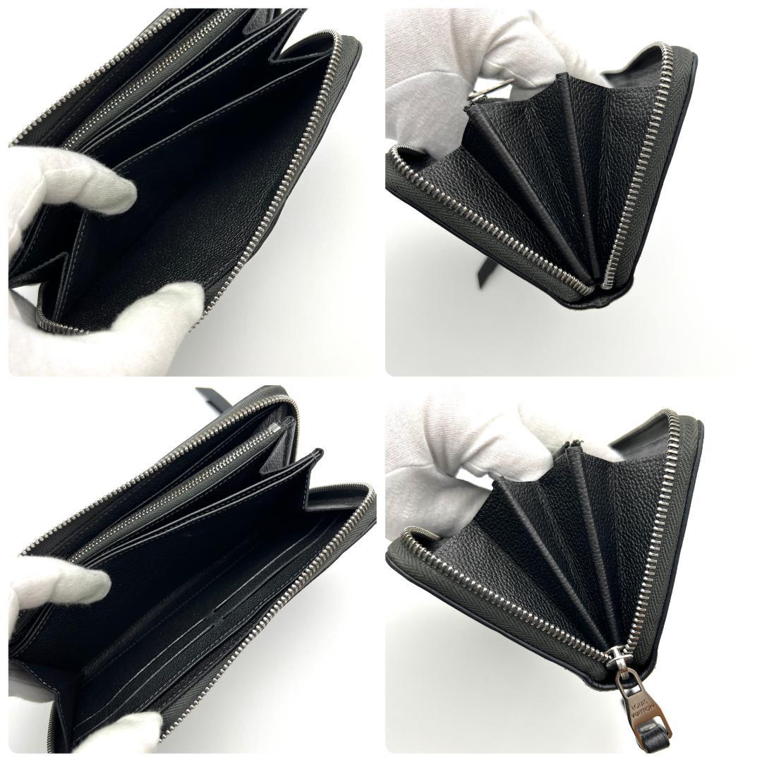 最高級美品 ルイヴィトン アンプラント ジッピーウォレット スタッズ メタリック