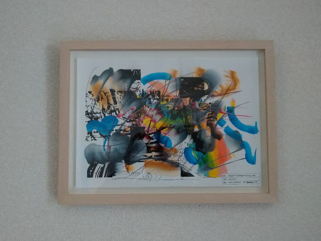 ふ*ん様 絵画 抽象画 原画　直筆　浦川大志 インテリア　真作　現代アート　美術
