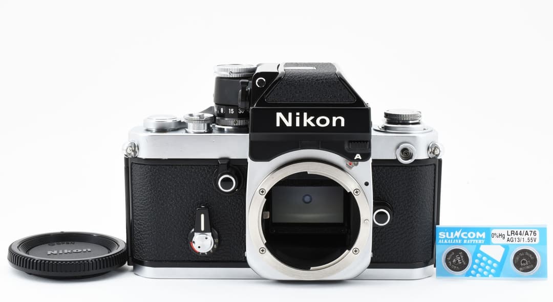 美品 Nikon F2 フォトミックA シルバーブラック モルト新品 #7360
