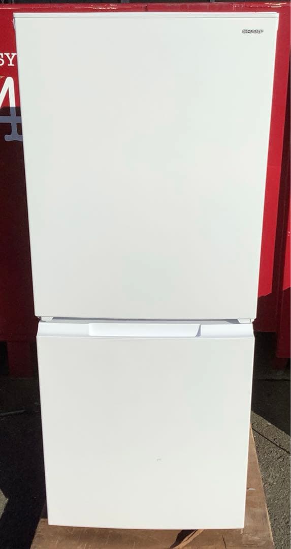 ゆりんシャープ 2ドア冷凍冷蔵庫 SJ-D15P-W 2025年製