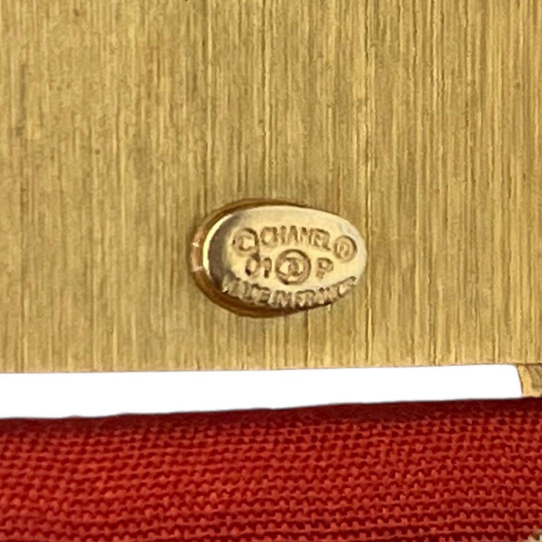 良品✨ シャネル ココマーク ロゴ ベルト キャンバス レッド