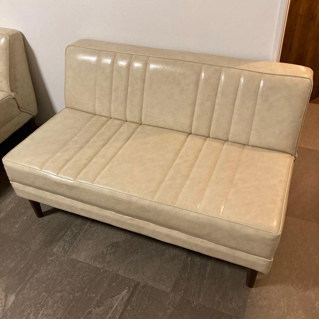 niko and...ソファベンチ/クラシックダイナーシリーズ　オフホワイト