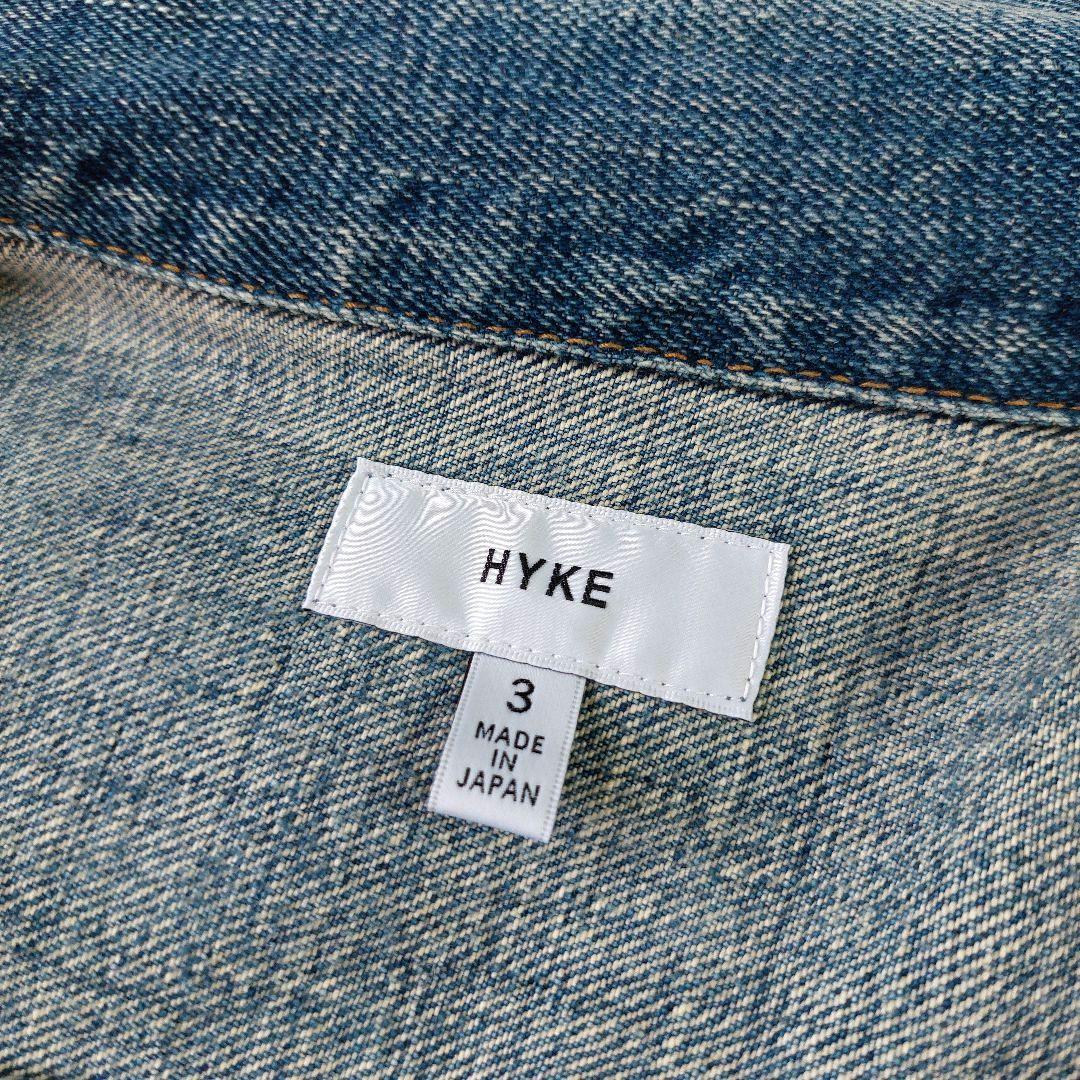極美品 HYKE 2nd セカンドタイプ ブルーデニム ジャケット Gジャン 3