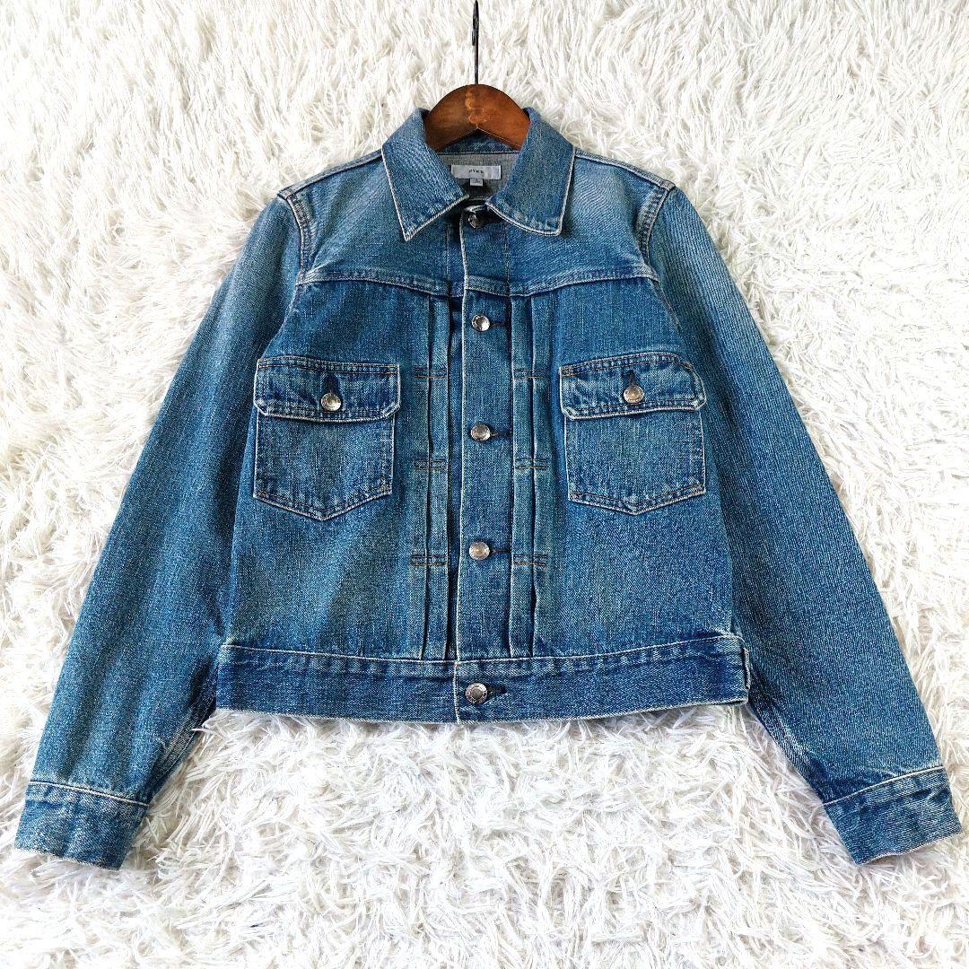 極美品 HYKE 2nd セカンドタイプ ブルーデニム ジャケット Gジャン 3