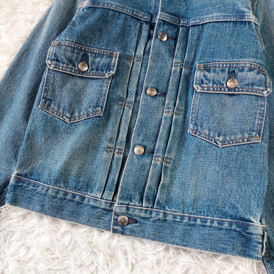 極美品 HYKE 2nd セカンドタイプ ブルーデニム ジャケット Gジャン 3