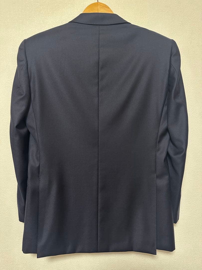 【着用3回極美品】TROJAN ロロピアーナSuper130 A4 濃紺　日本製