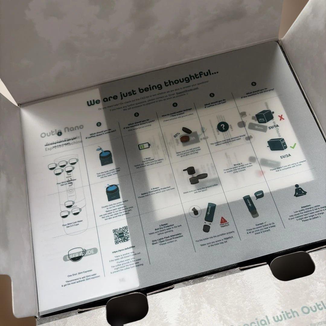 Outin Nano ポータブルエスプレッソマシン