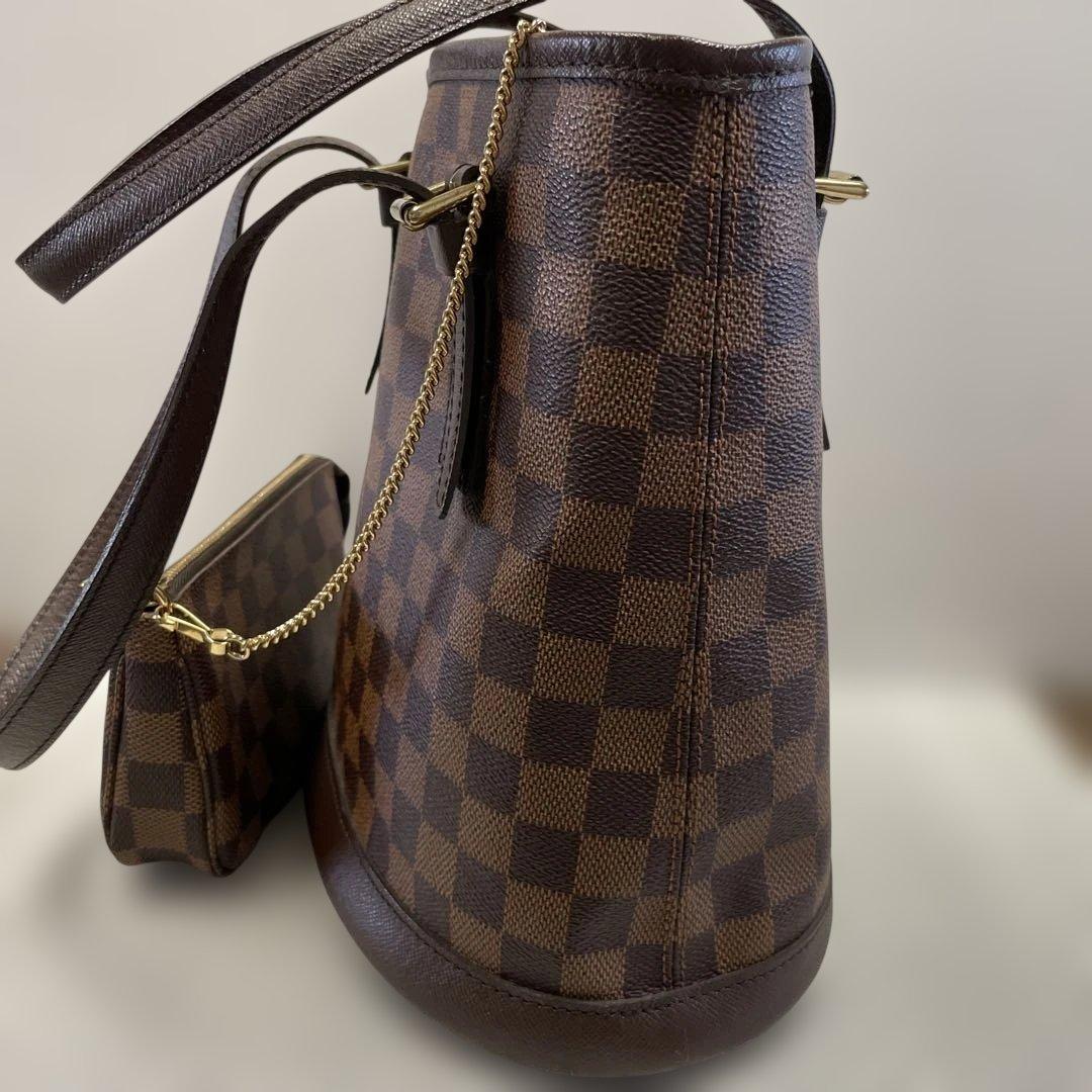 【LOUIS VUITTON】ダミエハンドバッグ ポーチ付き