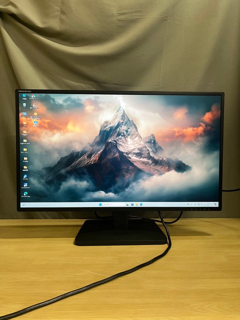 Princeton 27インチモニター　内蔵スピーカーPTFBLT-27w