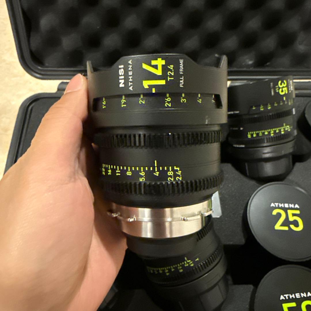 レンズ(単焦点) Nisi Athena prime 14/25/35/50/85 T1.9 PL