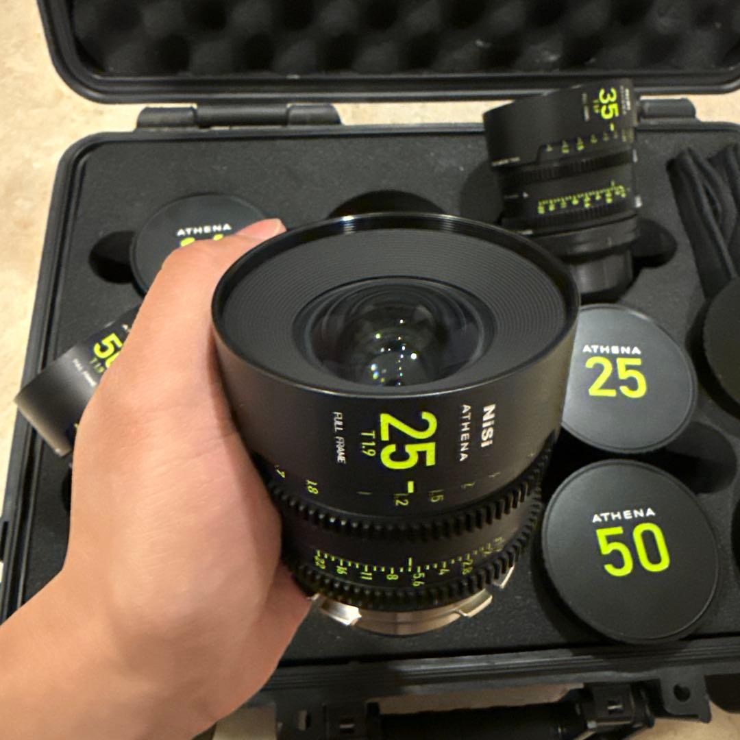 レンズ(単焦点) Nisi Athena prime 14/25/35/50/85 T1.9 PL