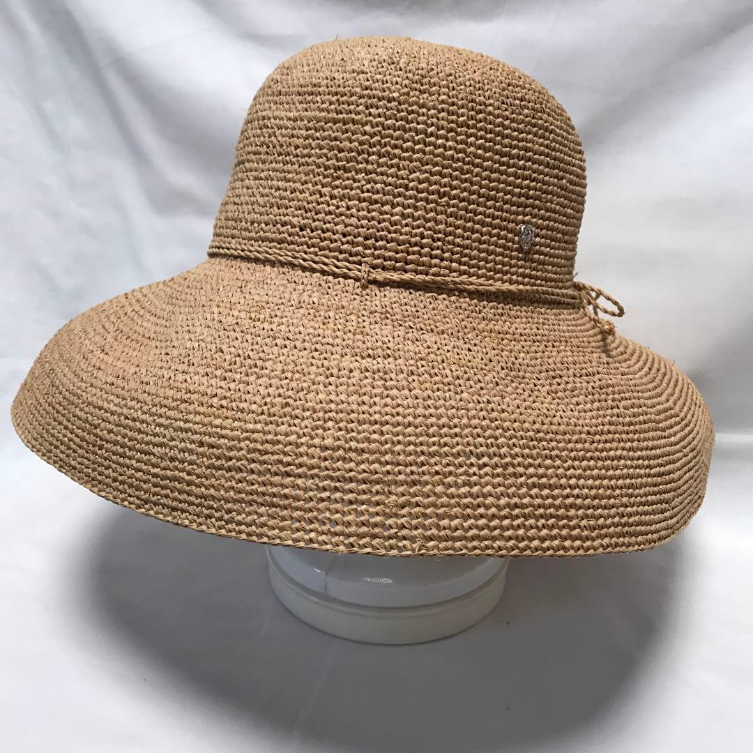 ヘレンカミンスキー　ラヒィア　ブリム12cm ナチュラル　麦わら帽子