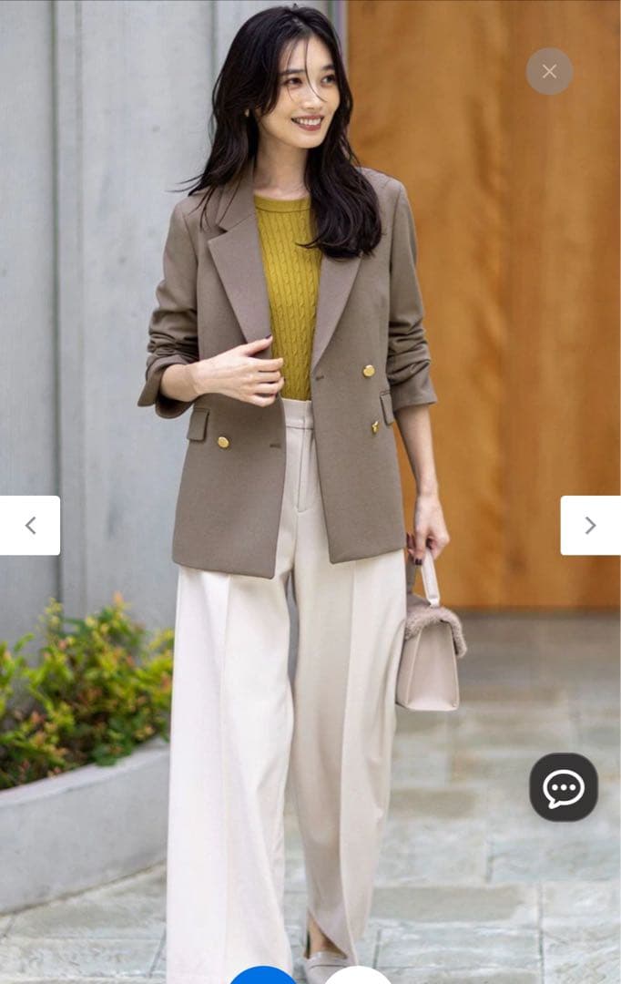 ANY SIS ビューティサーモ2WAYストレッチ テーラードジャケット新品Ｌ