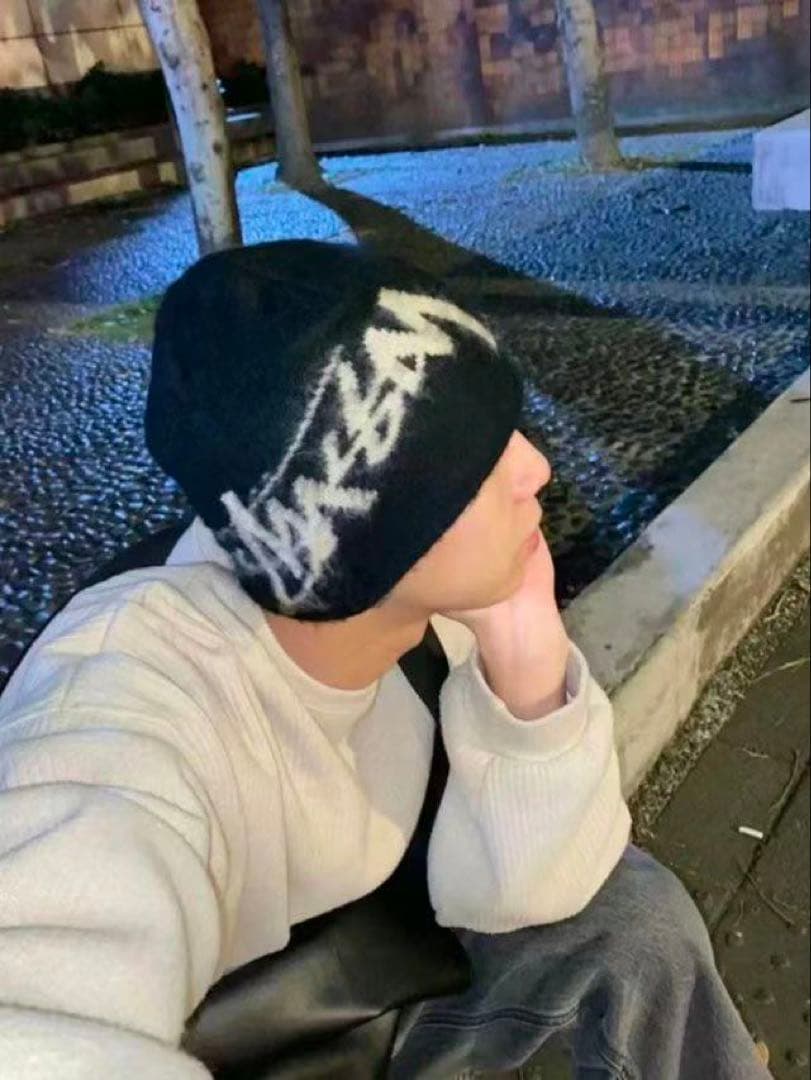 STUSSY ステューシー ニット帽 ビーニー ブラック 未使用