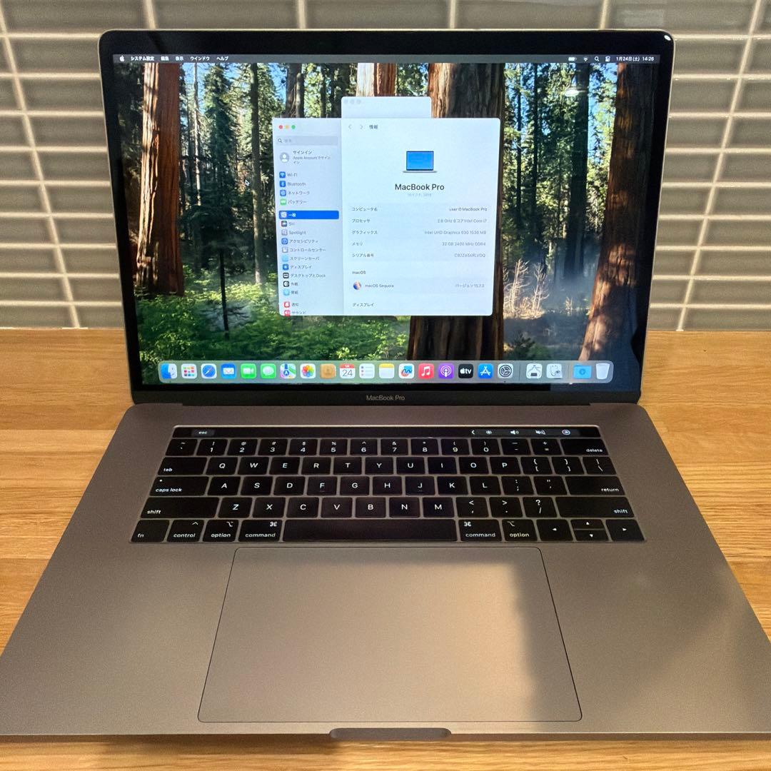 MacBook本体 MacBook Pro (2019) Intel i7 32GB