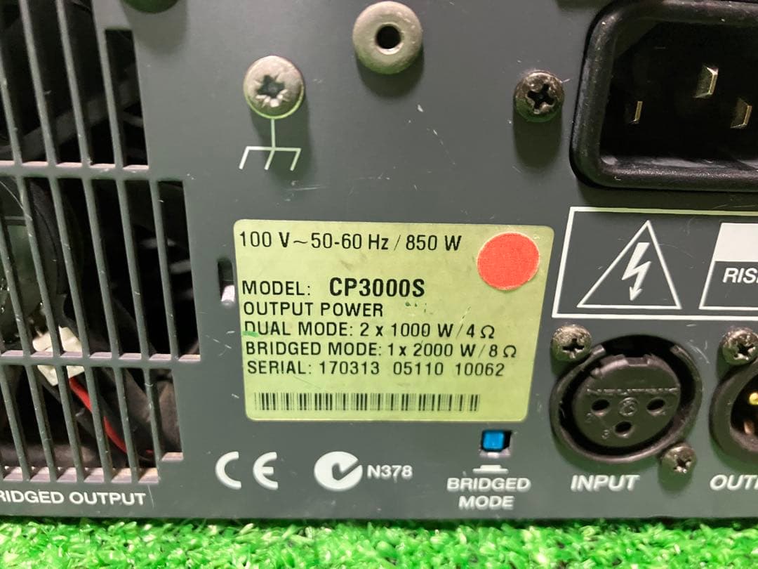 EV　ELECTRO VOICE　パワーアンプ　CP3000S