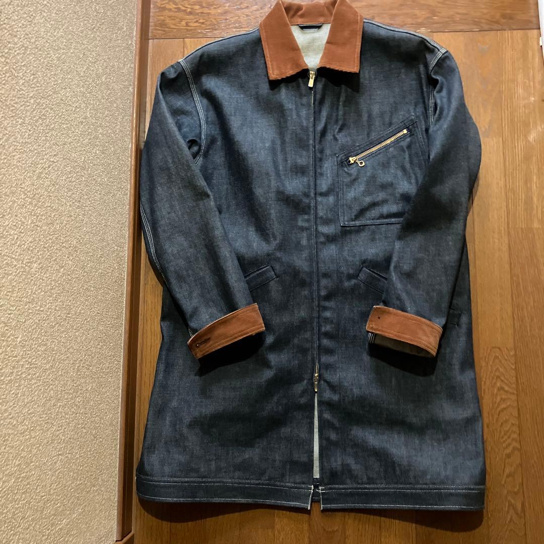 UNITED ARROWS & SONS 衿袖コーデュロイ デニムコート M