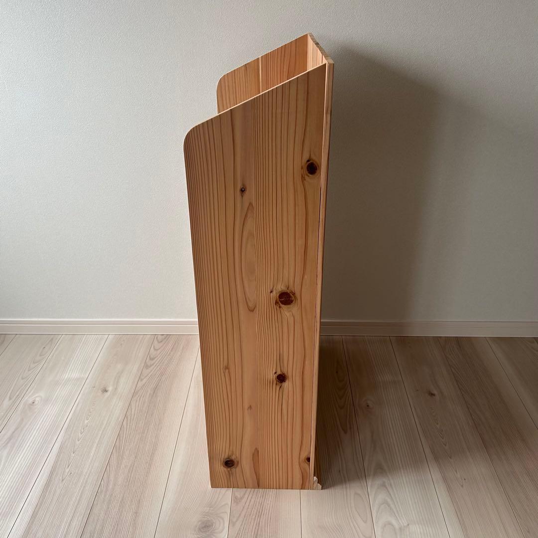 マルシェ•展示販売のレジ台に♪杉無垢材を使ったかわいいレジカウンター 折り畳み式