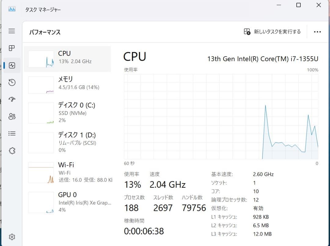 LIFEBOOK WU2/H1 i7-1355U 32GB 2TB おまけ付き
