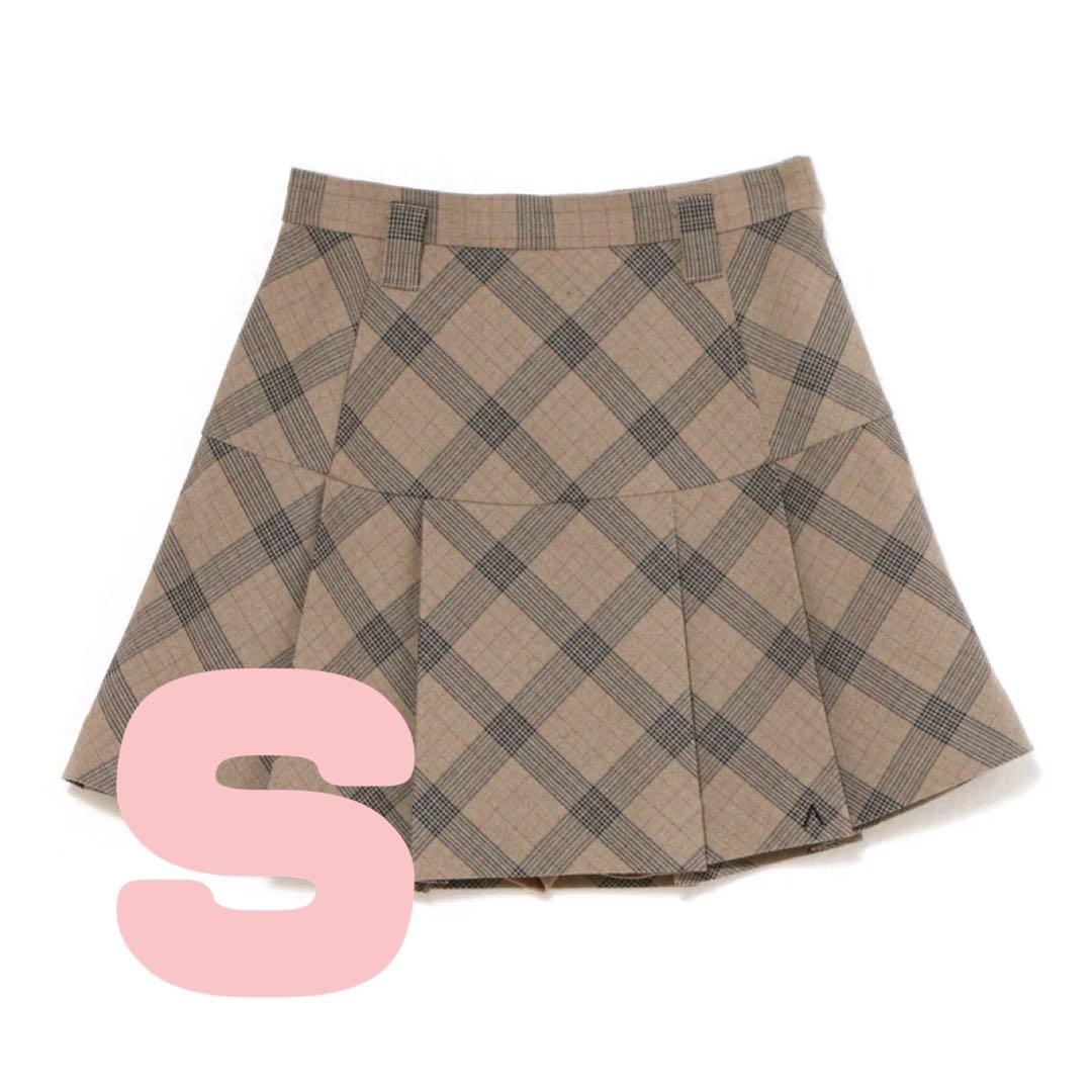 andmary￤Coco check mini pleats skirt