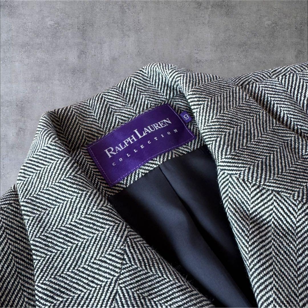 Ralph Lauren パープルレーベルヘリンボーン ダブルブレストジャケット