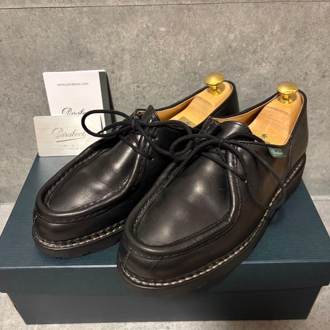 【美品】パラブーツ　ミカエル　ブラック　39