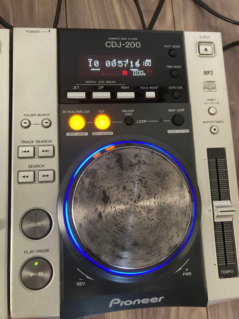 Pioneer CDJ-200 MP3対応 2台セット