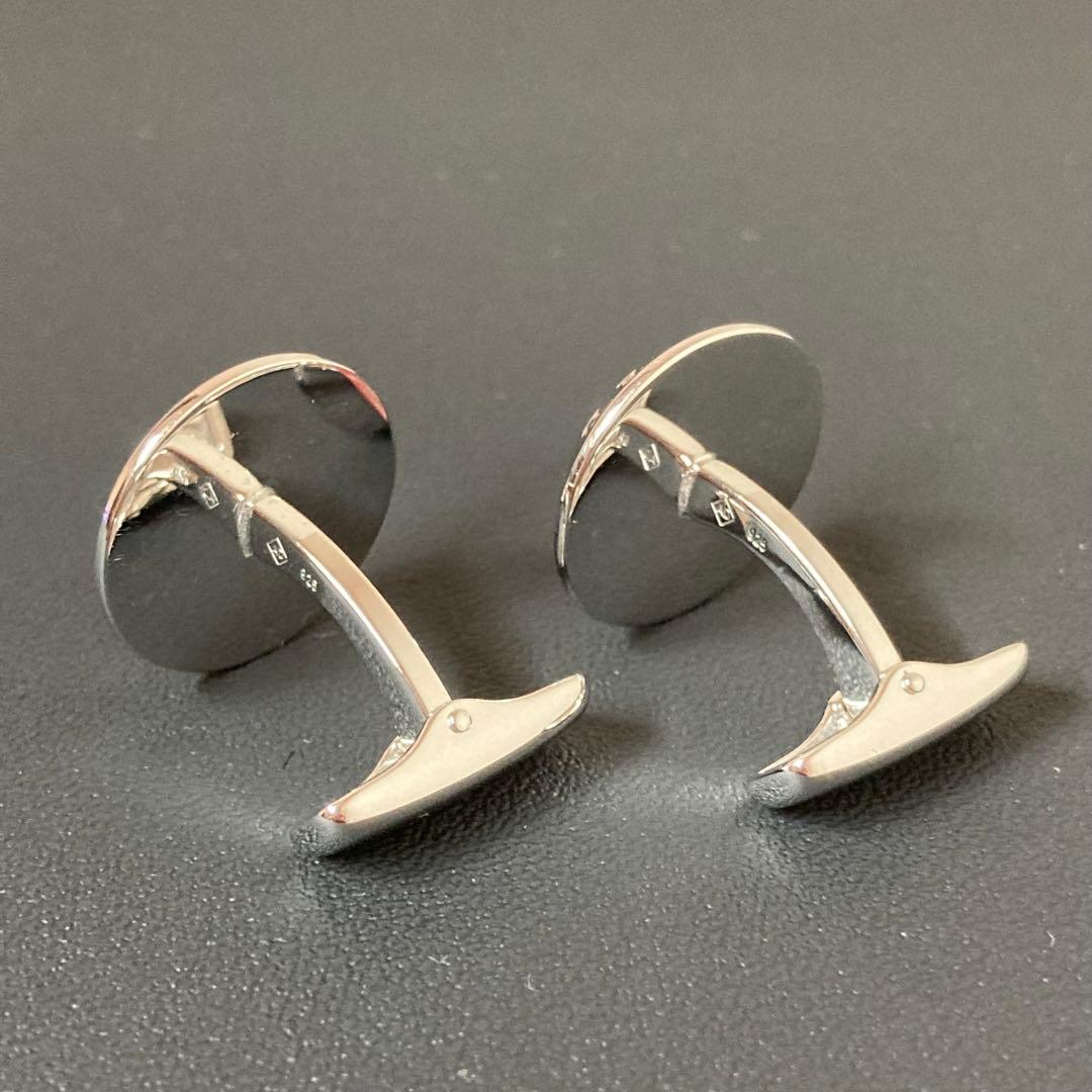 【極美品】ダンヒル　カフリンクス　マザーオブパール　シルバー925 ピンク