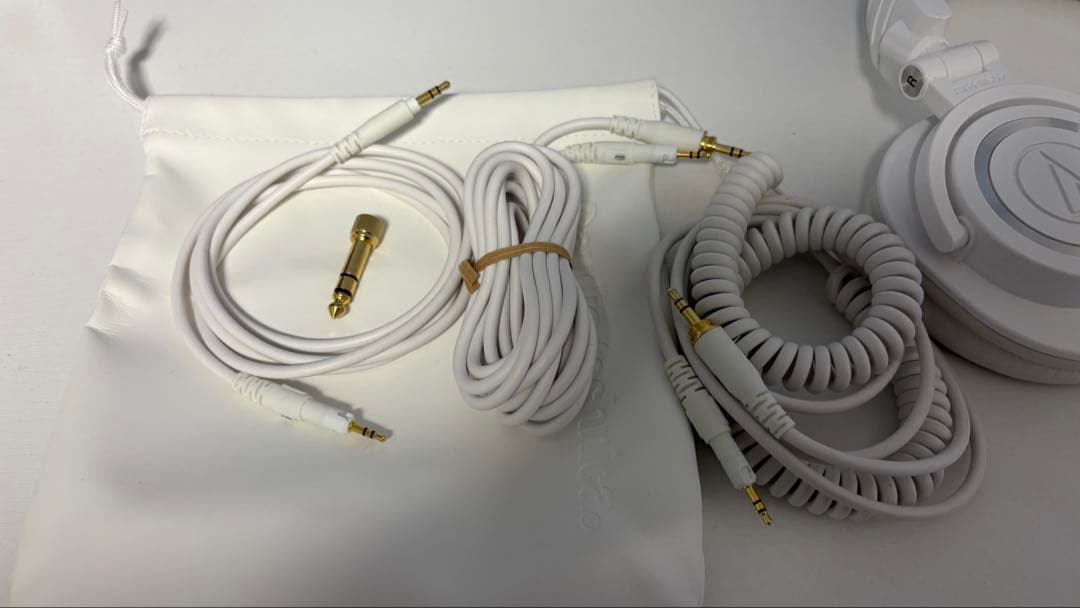 【中古】ATH-M50xWH audio-technica