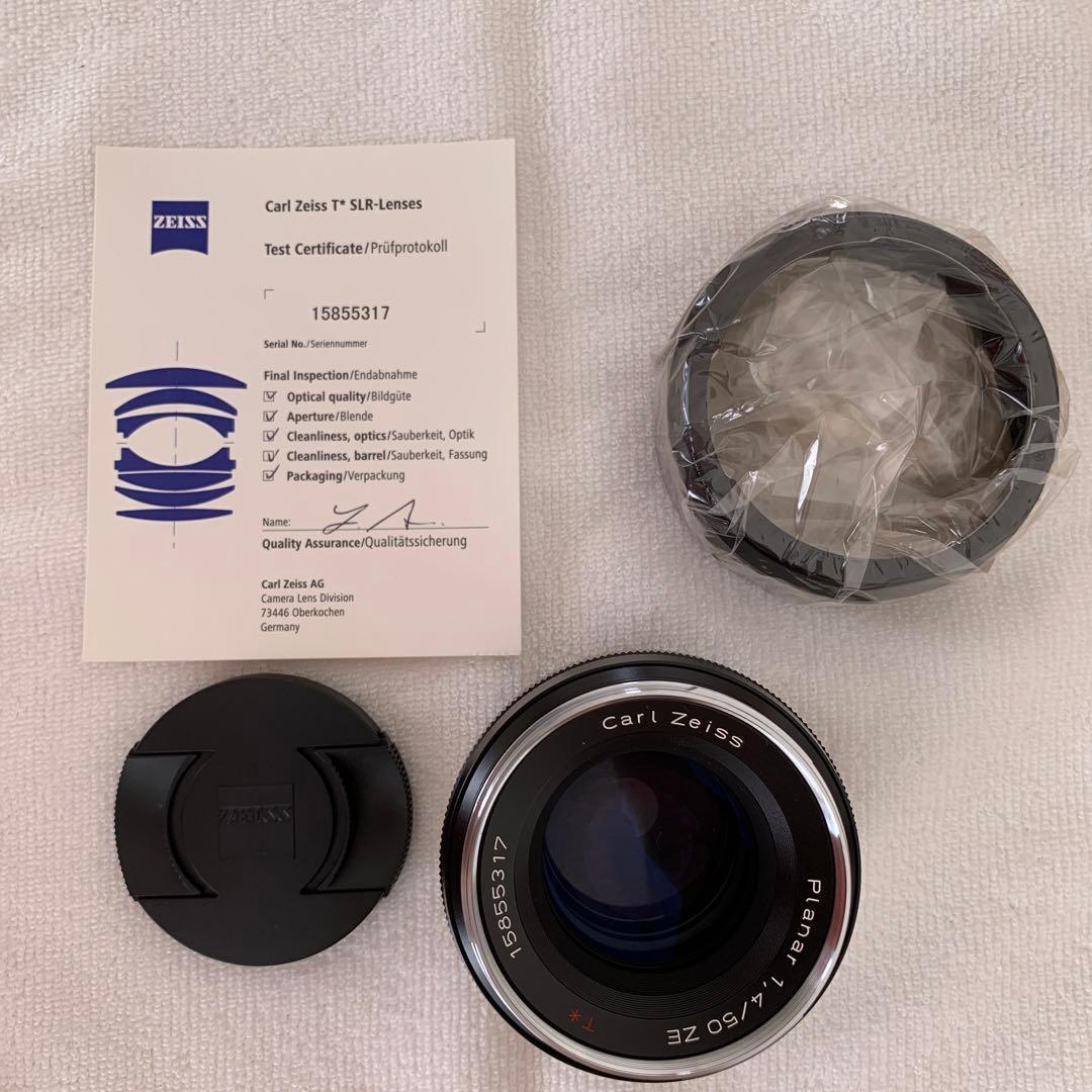 レンズ(単焦点) ZEISS PLANAR T*50F1.4 ZE