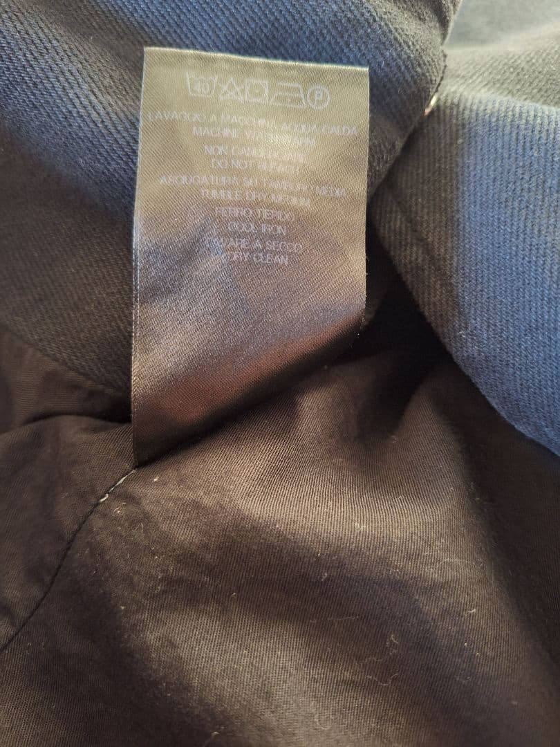 ジャケット・アウター RAF SIMONS School boy denim blazer BLACK