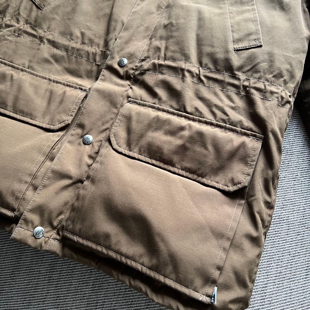希少80's WOODS ARCTIC DOWN JACKET リアルファー　M