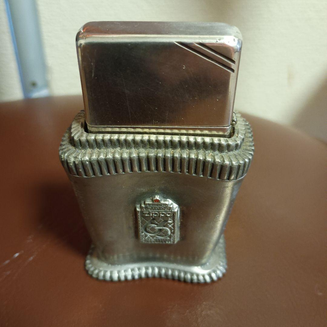zippo ジッポライター 65周年記念 台座付き 希少