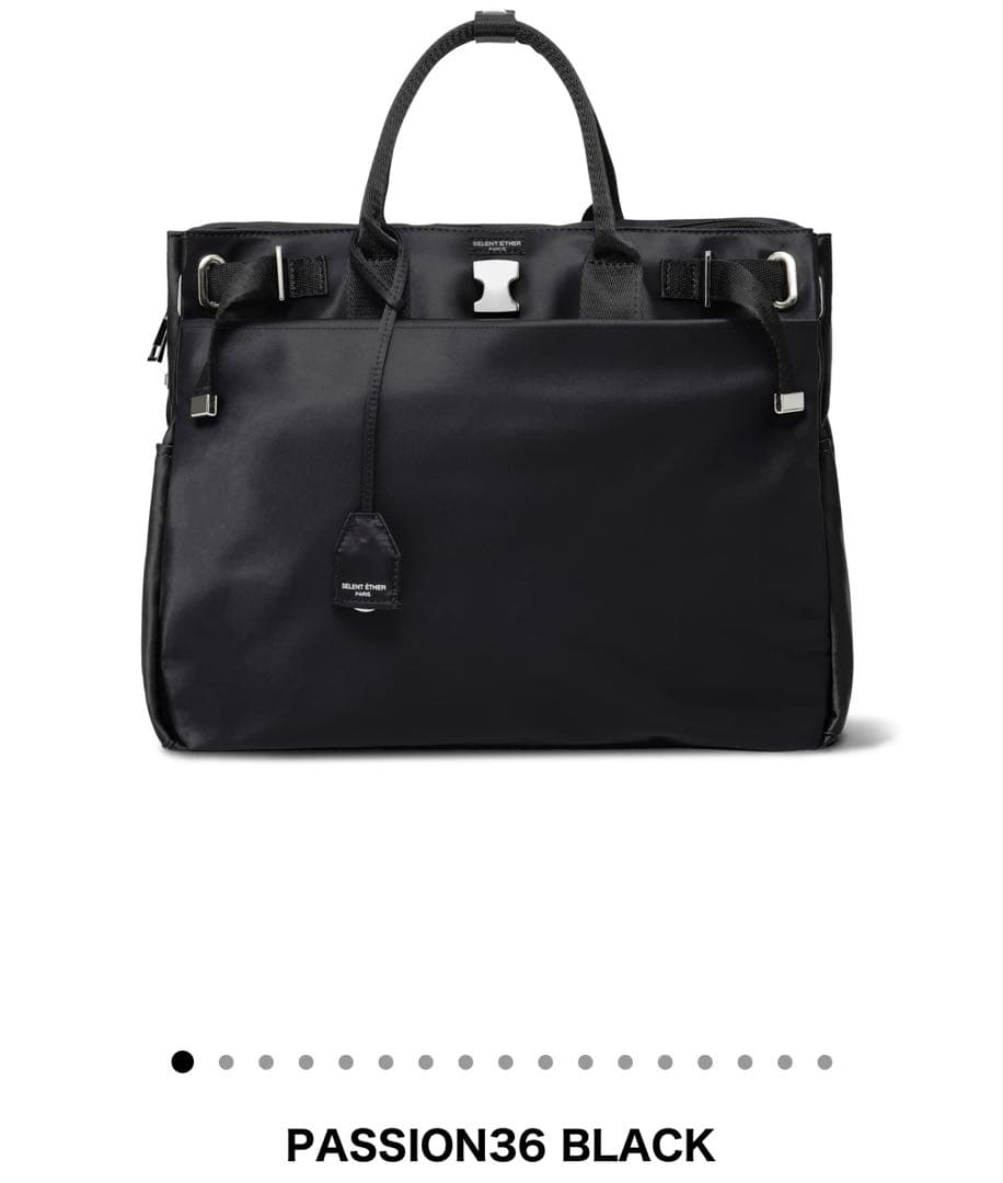 【美品】SILENT ETHER セレーンエテール BLACK ビジネスバッグ