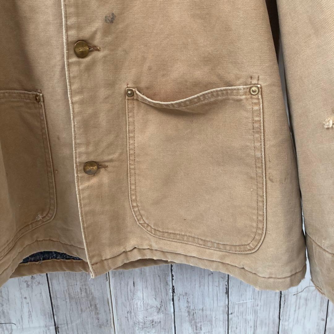 ナ*ノ様 CARHARTTカーハート 裏ブランケットカバーオールジャケット　ビン