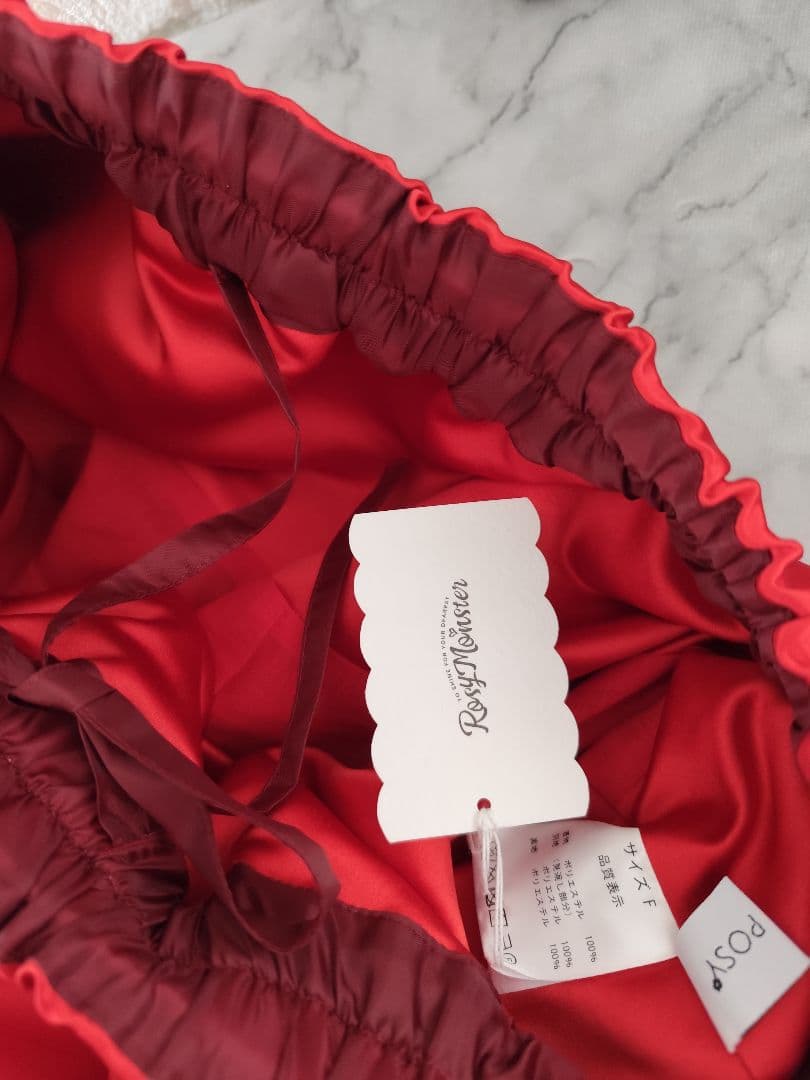 秋冬 新品 ロージーモンスター✨POSY ポジー バルーン ショートパンツ 赤