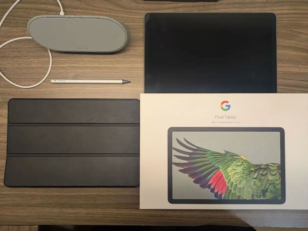 Google Pixel Tablet スタイラスペン・ケース付き グレー